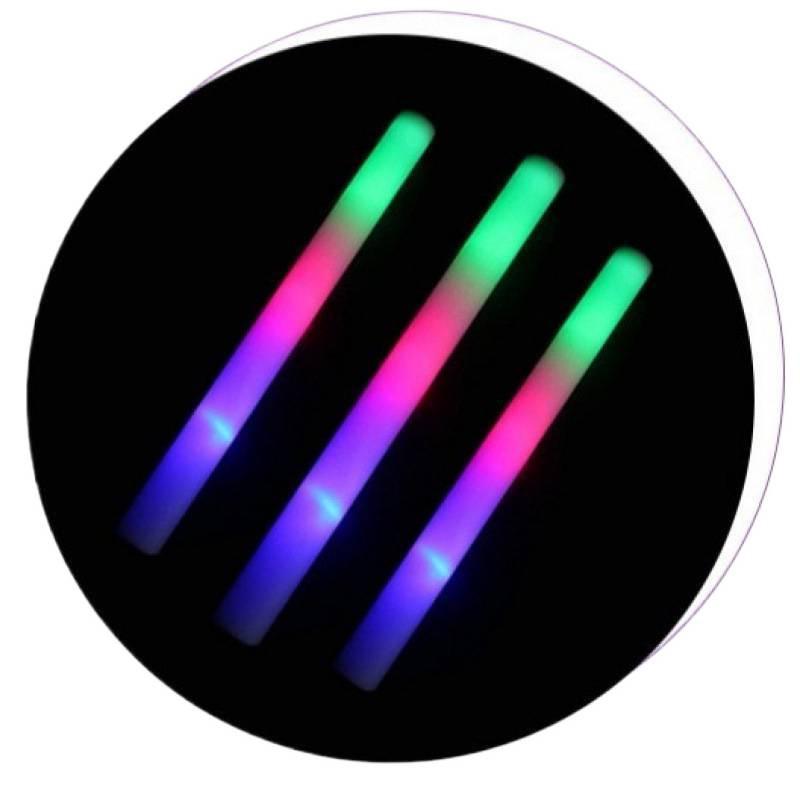 Customizable Colorful Flashing Foam Glow Sticks for Concerts