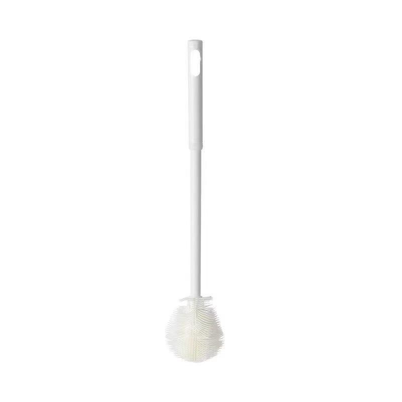 Long Handle Silicone Baby Bottle & Water Cup Brush with Replacement Head – Special Cleaning for Blender Gaps