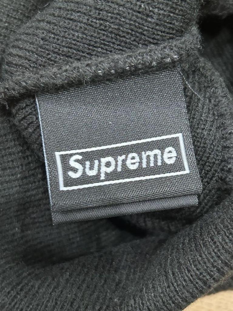 [USED] SUPREME X NEWERA Knit Cap Black