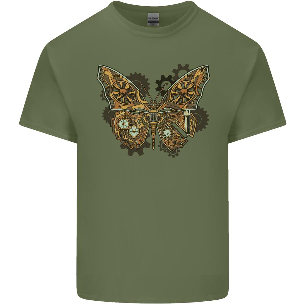 Steampunk Butterfly Butterflies Unisexs Light Cotton TShirt