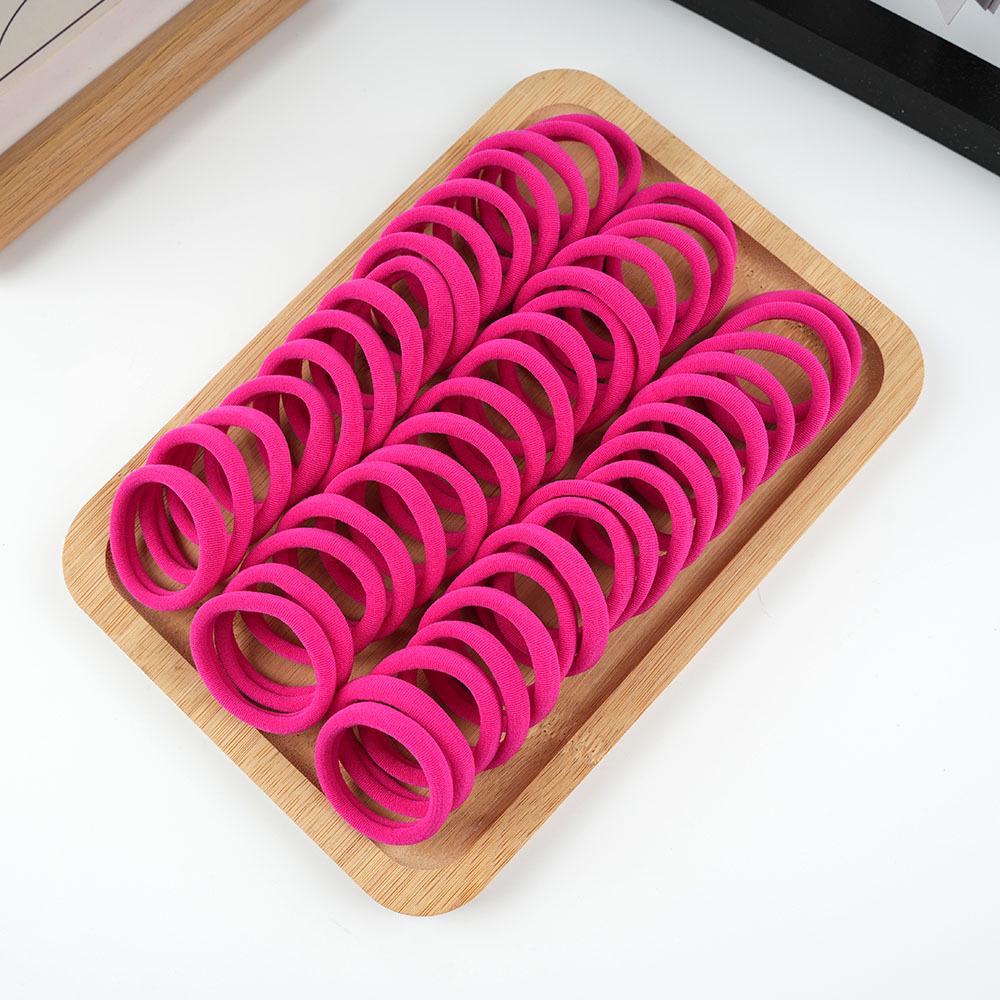 50 Thick Non-Damaging Hair Elastics for Women - High Elasticity Towel Ring Hair Accessories