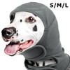 Solid Color Dog Calming Hoodie Adjustable Pet Head Ear Wrap High Quality Dog Ear Cover