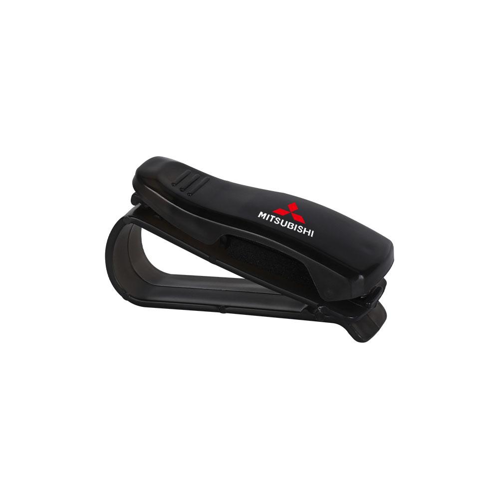 Car Sunglasses Holder Sun Visor Glasses Clip Eyeglasses Hanger Portable Ticket Card Clip For Mitsubishi Lancer Outlander