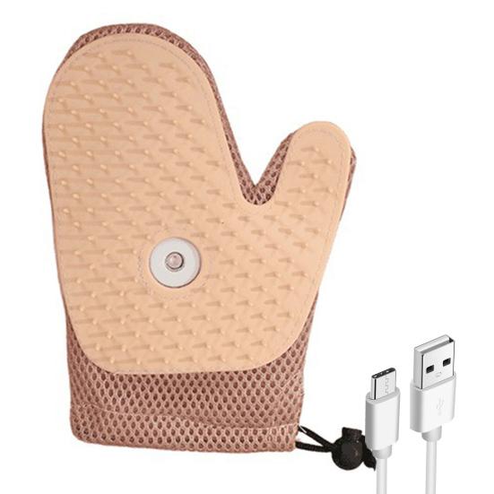 Pet Grooming Glove Dogs Shedding Mist Glove Double-Sided Cats Hair Removal Glove Petting Glove Deshedding Tool for Dogs Cats