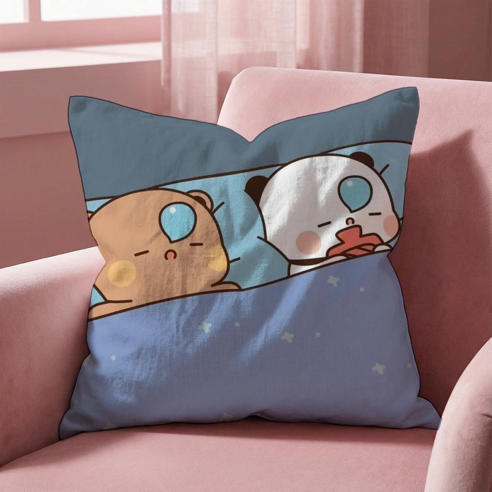 Cute B-BUBU DUDUS Cushion Cover Multi-Scene Pillow Cover for Home & Car - Reversible, Soft & Durable for Daily Use