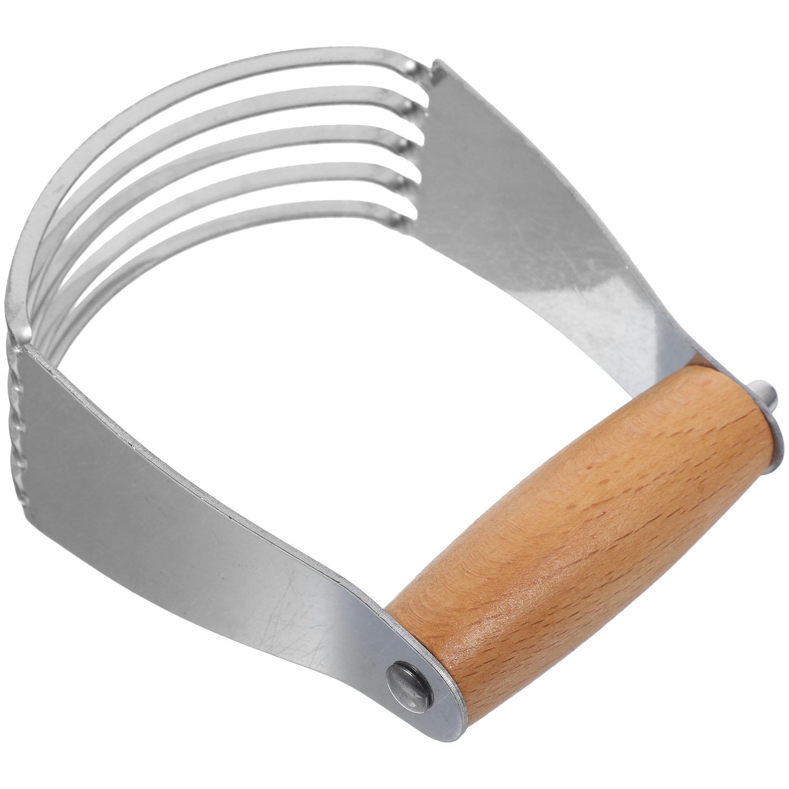 

Металлический скребок для нарезки хлеба и масла Ручной блендер Из нержавеющей стали Тесто Кухня Кондитерские изделия