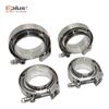 Universal Car 304 Stainless Steel Quick Release V Band Clamp Turbo Exhaust Pipe Vband Clamp Male Female Flange V Clamp Kit