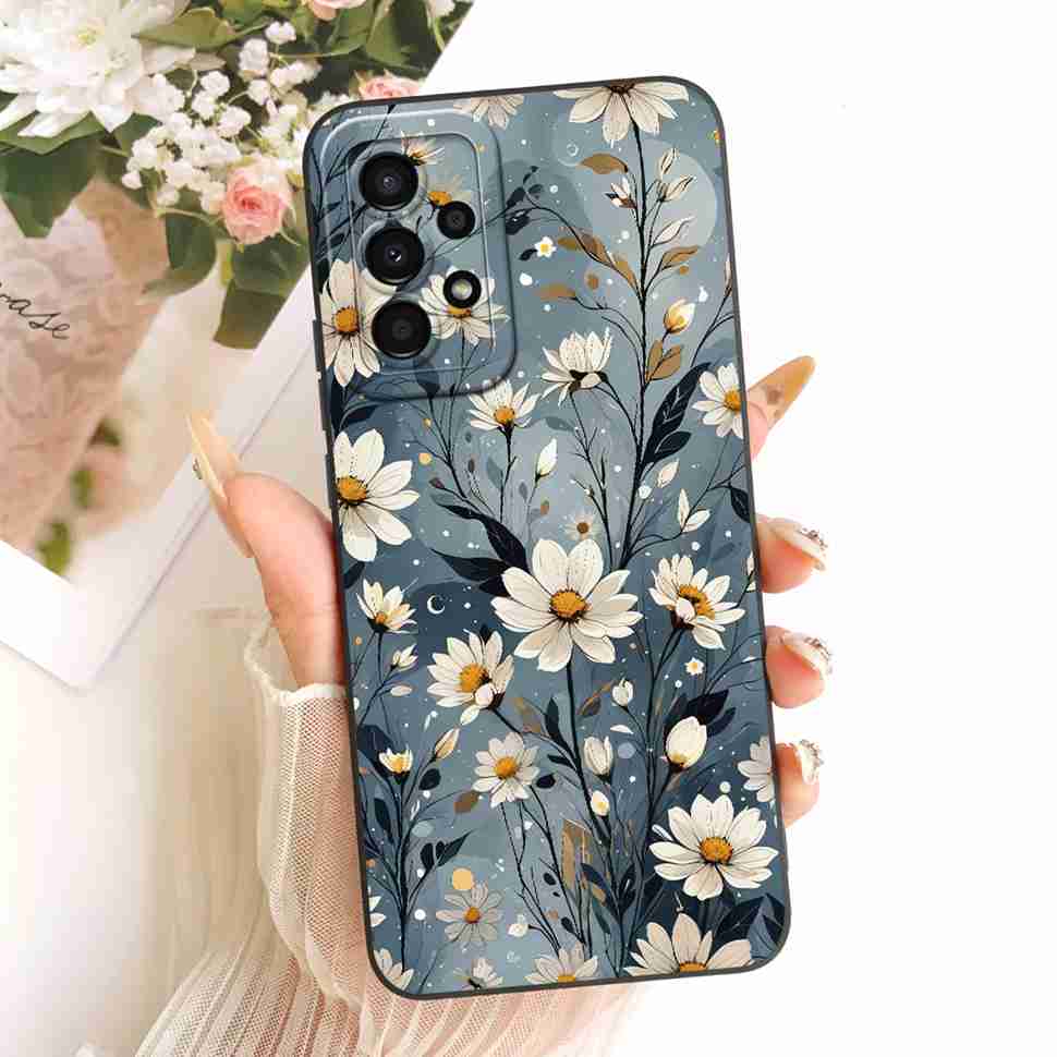 6.5" Casing For Samsung A 53 A53 5G Luxury Pattern Soft Silicone ShockProof Phone Cases Samsung Galaxy A53 5G casing