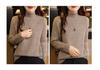 European Hollow Pure Wool Sweater - Women's Autumn/Winter Round Neck Knitwear