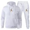 Novo Conjunto de Moletom Esportivo Masculino Estilo Europeu-Americano Outono/Inverno
