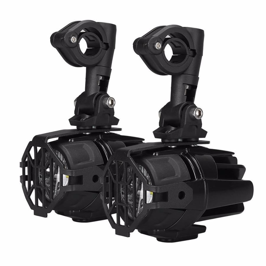 Black Fog Lights Cover Accessories For BMW R1200GS ADV F800GS LED Fog Lamp Cover