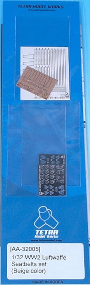

Tetra Model Серия AA Вторая мировая война Немецкий ремень безопасности Пластиковые детали для модели AA3205 1/32 (бежевый)