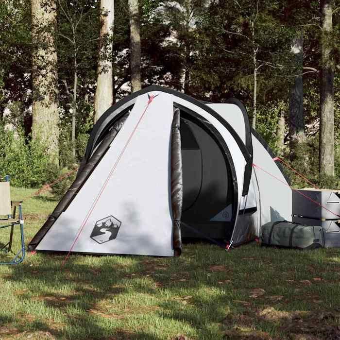 Tente de Camping - vidaXL - 2 Personnes - Imperméable - Léger - Avec Sac de Transport