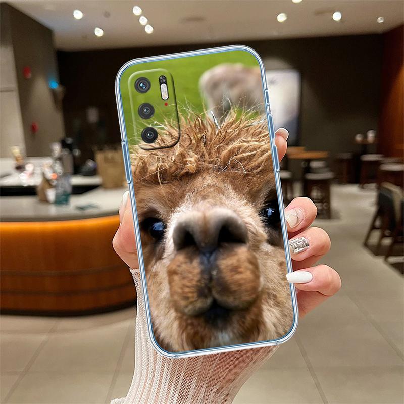 NH5 Alpaca Transparent Phone Case for LG K22 K30 K40 K40S K41 K42 K50 K50S K51 K51S K52 K61 K62 K71 K92 Q60 Q61 V40 V50 V60