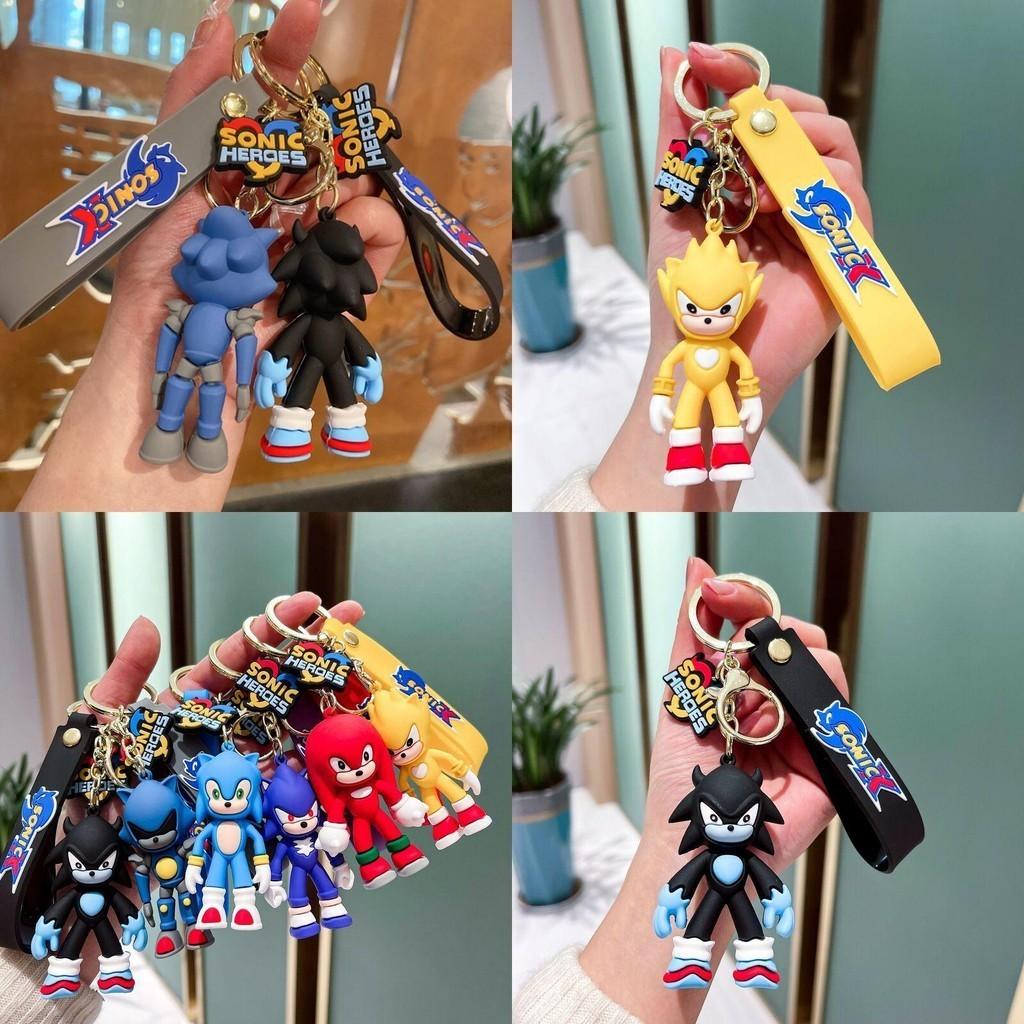 Sonic The Hedgehog Keyring Cute Cartoon Pendant Bag Charm For Anime Fans