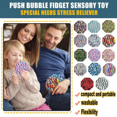 Fidget Toys Silikonový senzor proti stresu Hračky s důlkem