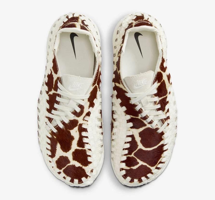 FB1959-100 Nike Air Footscape Woven Natural and Brown (Women's)
