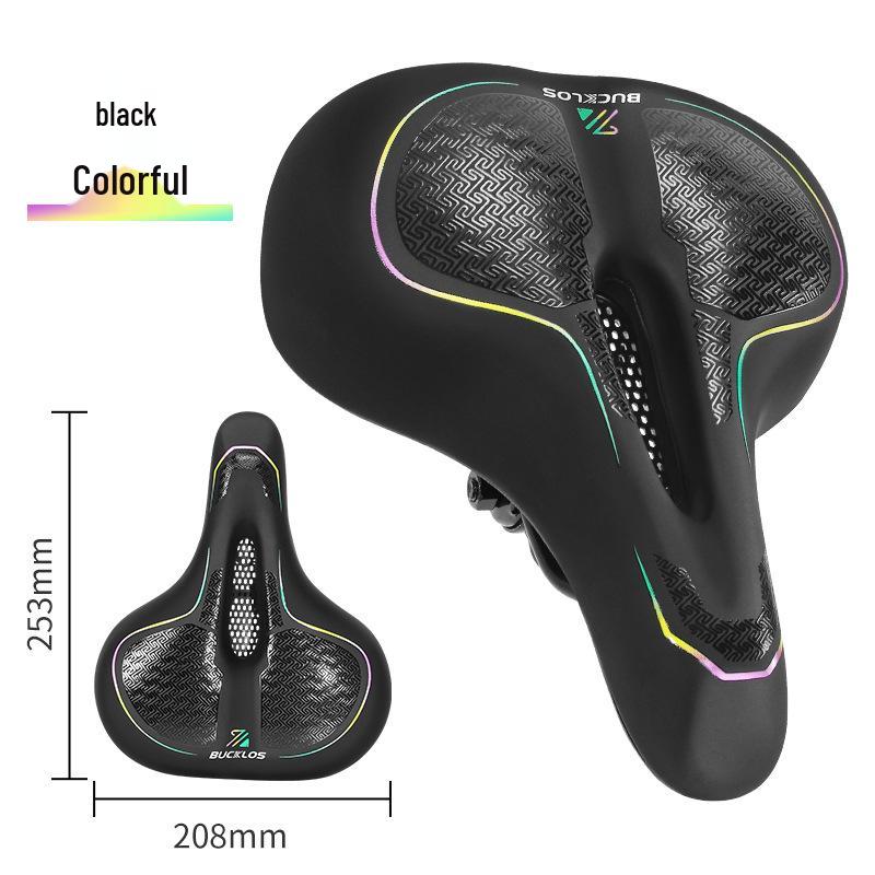 Waterproof Shockproof Breathable Hollow PU Leather Mountain Bike Saddle