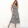 Maxi Summer Beach Dress, Airy Pareo, Stripes, Slimming XL MAXI SUMMER BEACH DRESS, Airy Pareo, Stripes, Slimming XL