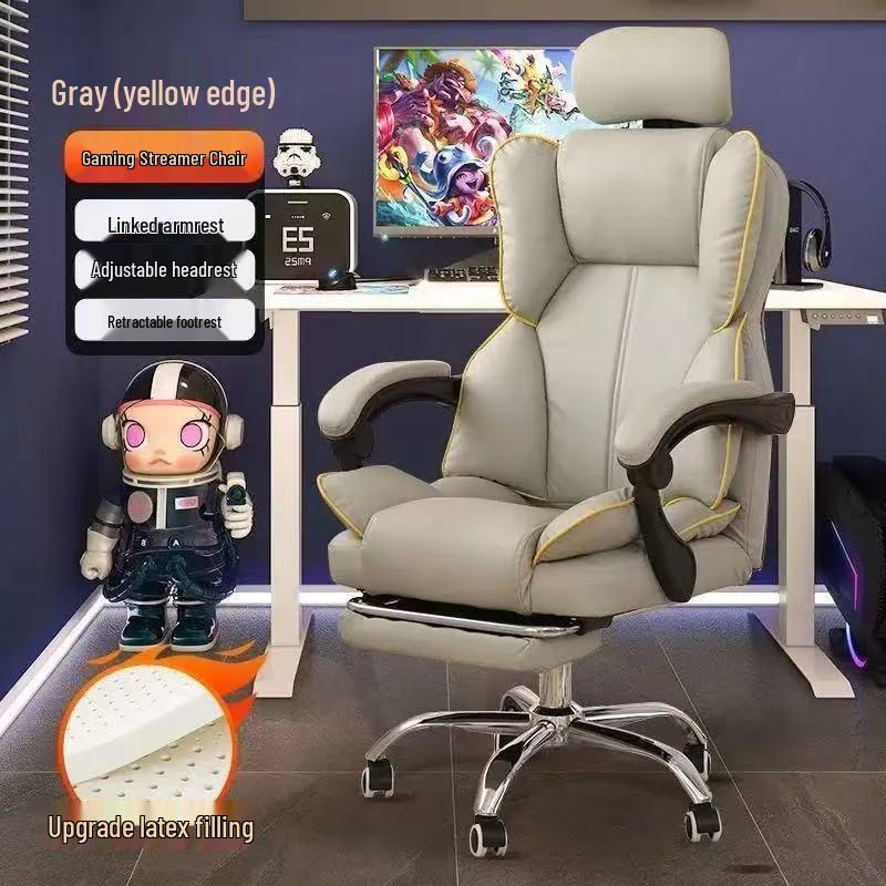 Ergonomic Computer & Gaming Chair - Comfortable Office Chair for Long Sitting, Ideal for Dormitory and University Students.