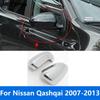 Side View Rear View Mirror Cover Trim Protector For Nissan Qashqai 2007-2009 2010 2011 2012 2013 Chrome Accessories Car Styling
