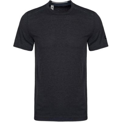 Climachill Series Solid Color Crew Neck Short Sleeve T-Shirt Men Tops Black S94514