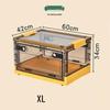 Changbaosen Foldable Transparent Book Storage Box