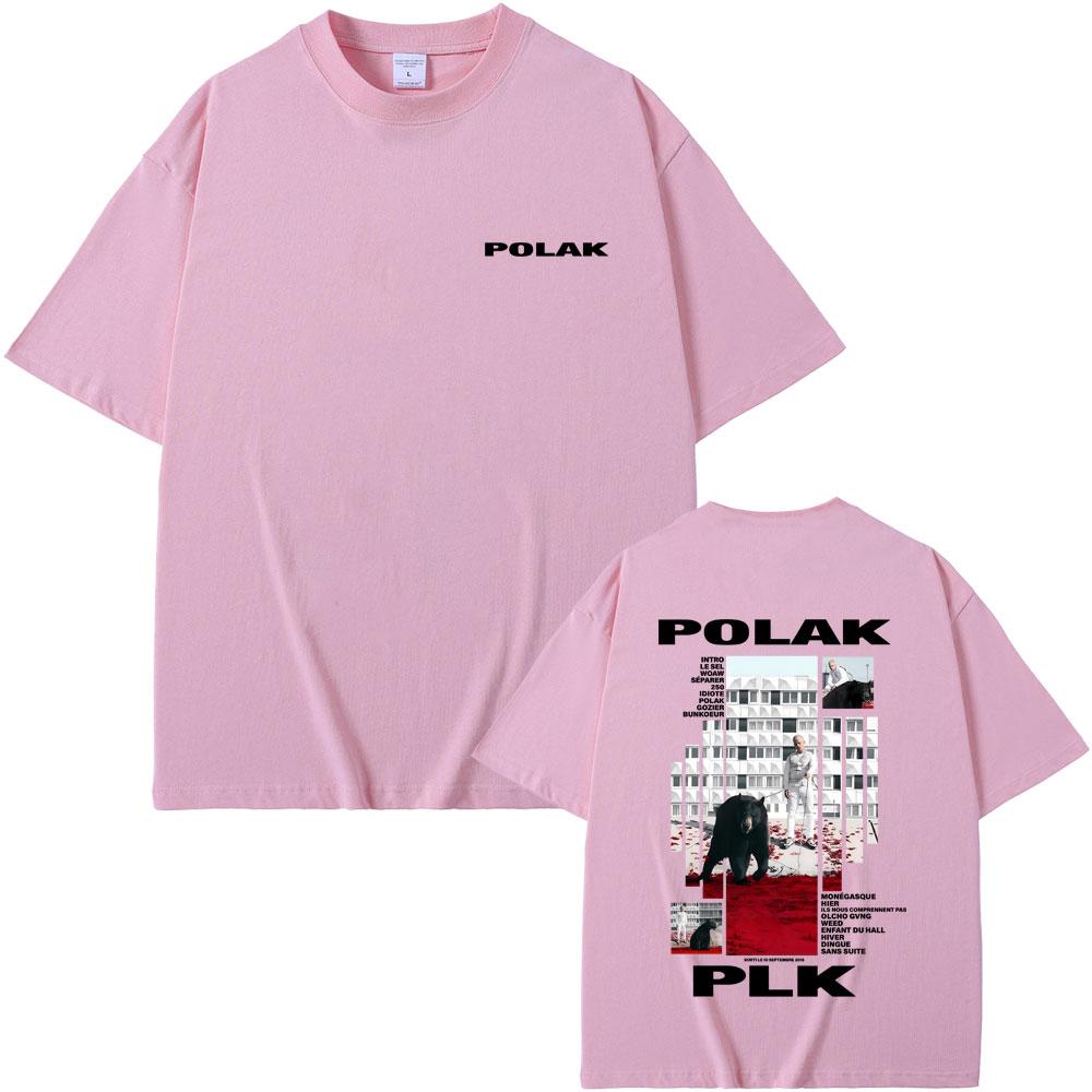Rapper Plk Polak Graphic Tshirt Men Women Hip Hop Fashion Pop Music Tshirts Mens Casual Cotton Vintage T Shirts Streetwear