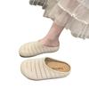 Spring new hollow woven bag head half slippers women's wear versatile casual flat women's shoes drag