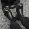 Chelsea boots men's thick-soled heightening chimney big head Martin boots men's British style sleeve leather boots 2865-J
