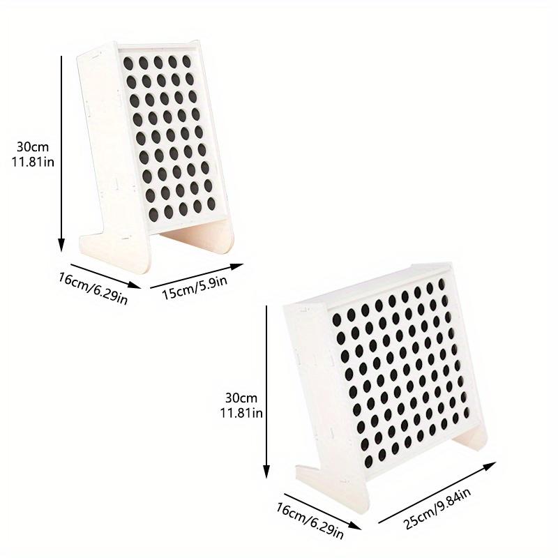45/81hole 1pc Large Capacity Marker Pen Oblique Plug Good Quality Storage Rack,multi-function Storage Color Pen Awesome Base Rack.
