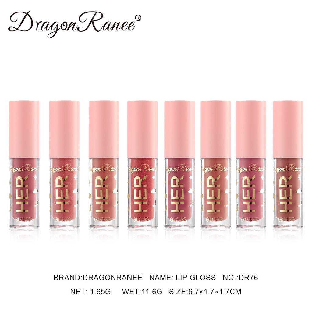 8 Colors Mirror Pearl Lip Gloss Long-lasting Moisturizing Shine Glitter Lip Glaze Waterproof Glass Liquid Lipstick Women Makeup