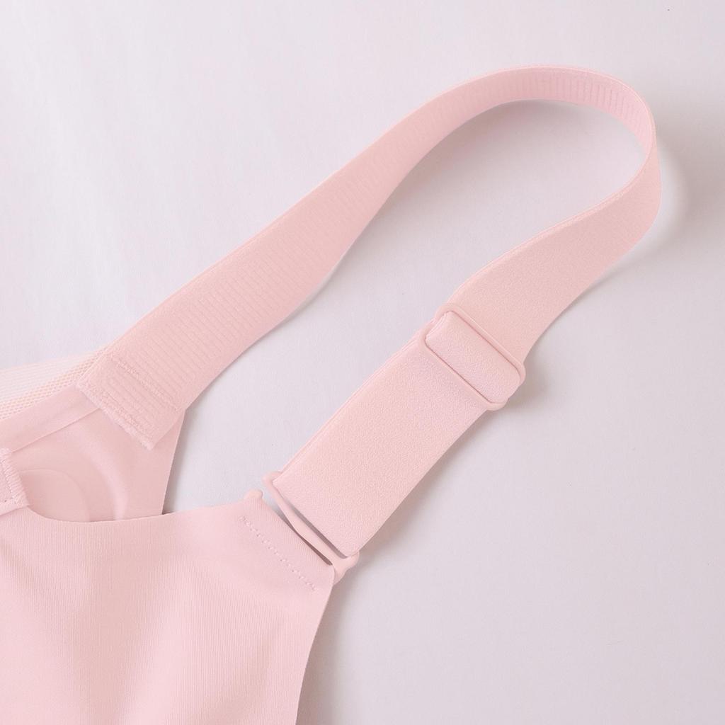 European & American Seamless Jelly Soft Push-Up Bra - Plus Size, Large Bust, Side Support, No Underwire
