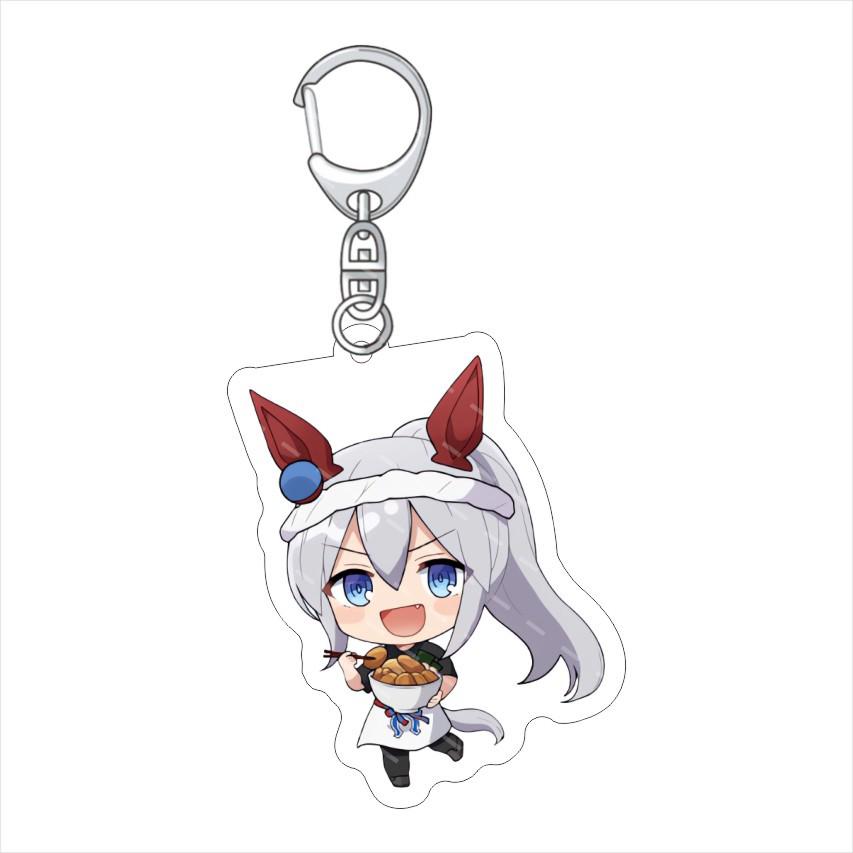 Uma Musume Grauer Aschenputtel Acryl Schlüsselanhänger Anhänger