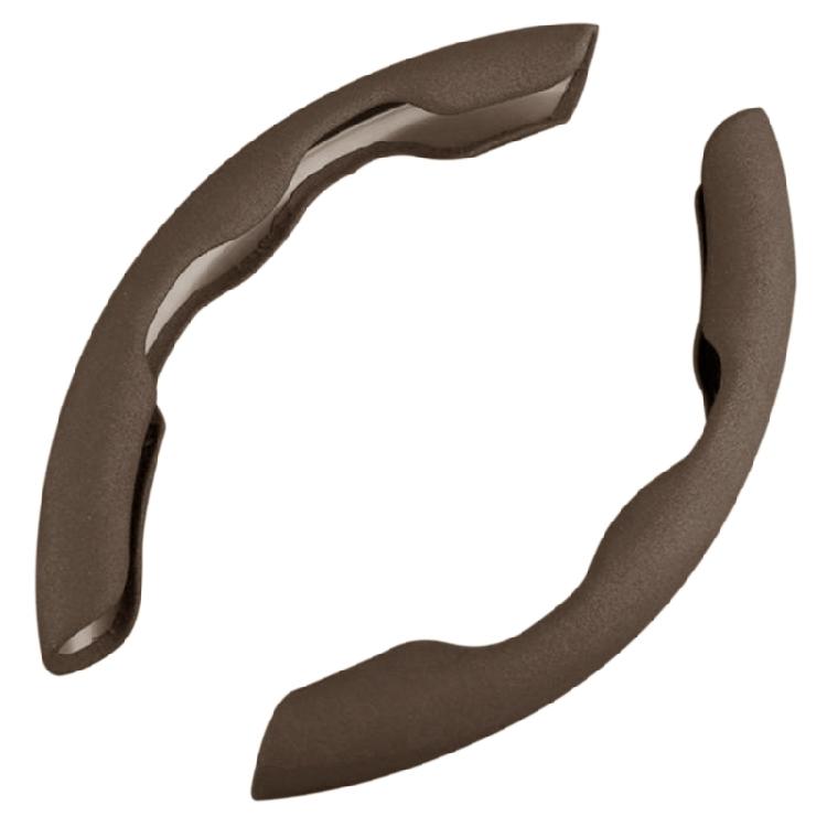 Suede Leather Car Steering Wheel Cover Wear-resistant Winter Warm Anti-skidding