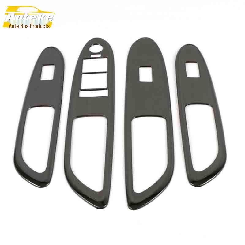 

Verano Glass Lift Decor Frame & Stainless Steel Window Armrest Switch Button Sequin sticker.