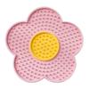 1 Stück Neu Mit Saugnapf Hund Leckmatte Sonnenblumenförmig Silikon Langsamer Futterspender Matte Katzen Tischset Zur Linderung von Hundeangst