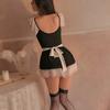 Original Erotic Lingerie Sexy Lace Seductive Maid Cosplay Maid Uniform Set 8773