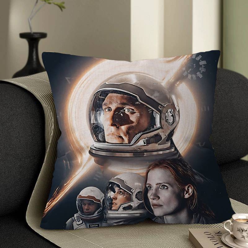 Classic Science Fiction Movies I-InterstellarMT Cushion Cover Car Throw Pillow Case For Sofa Car Christmas Gift 40x40cm 45x45cm