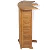 Folding Bar Table 155 X 53 X 105 Cm Solid Teak