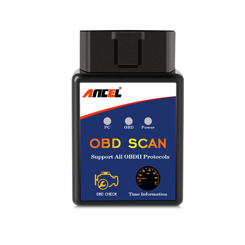 ANCEL ELM327 V1.5 Bluetooth OBD2 Scanner Strumento di diagnosi per auto Lettore di codici di errore del motore Mini adattatore OBDII ODB2 per Android