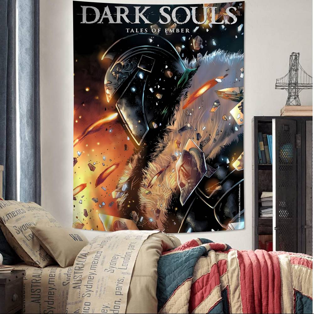 DARK SOULS Adventure Game Hanging Bohemian Tapestry Hanging Tarot Hippie Wall Rugs Dorm Home Decor