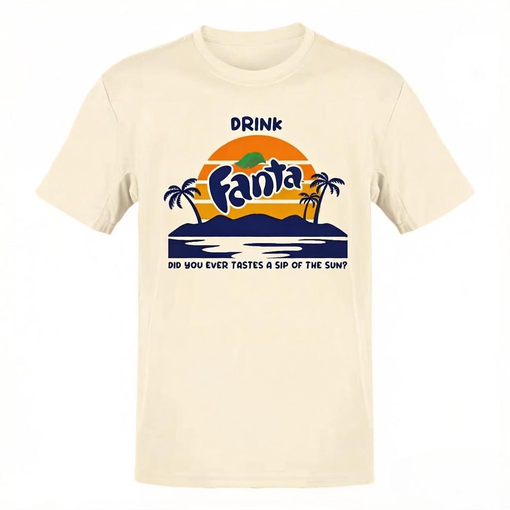 Женская футболка с официально лицензированным логотипом Fanta Tropical Sunset 2XL