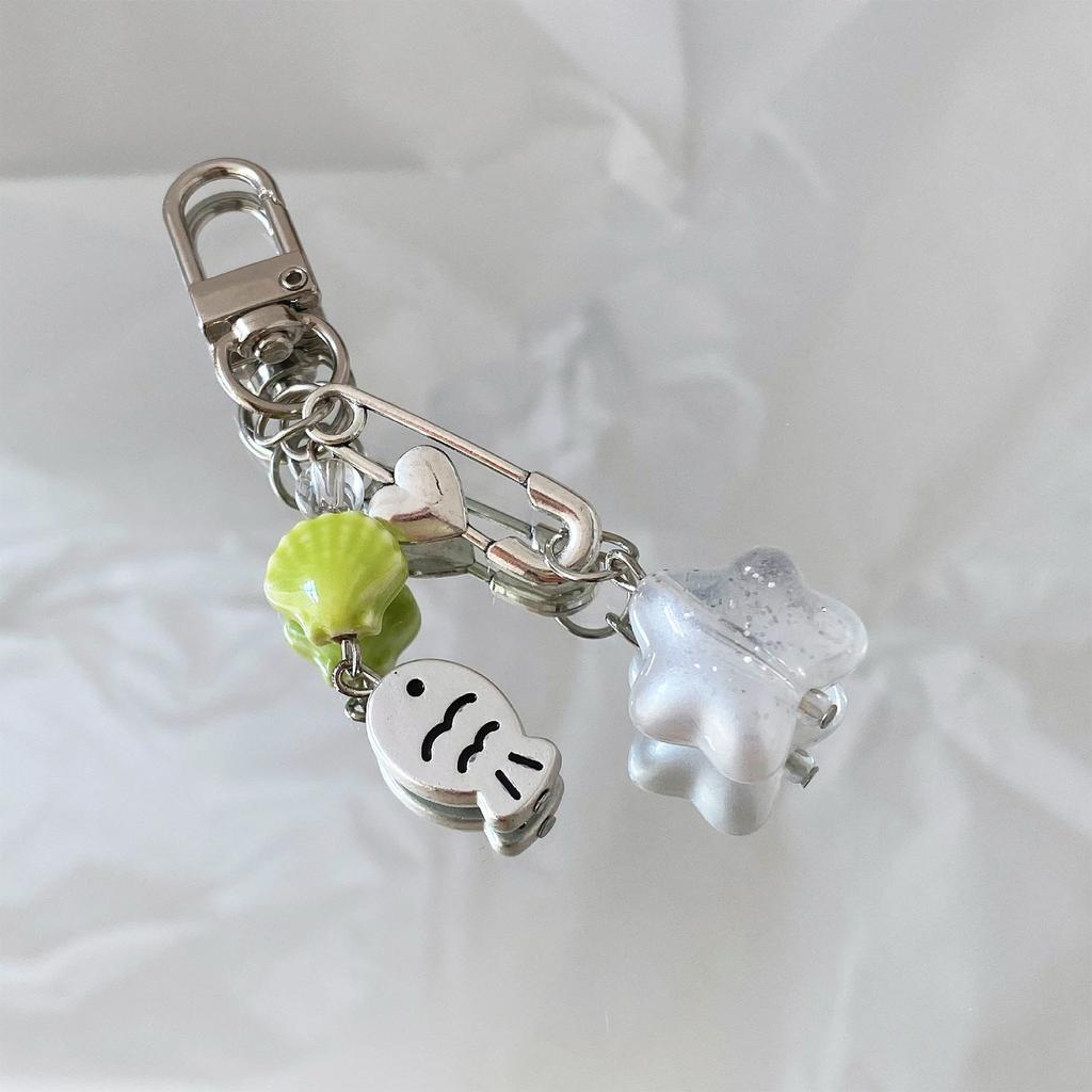 Summer Essential Phone Chain With Starfish And Shell Elements Phone Decoration Perfect For Fashionable Young Ladies