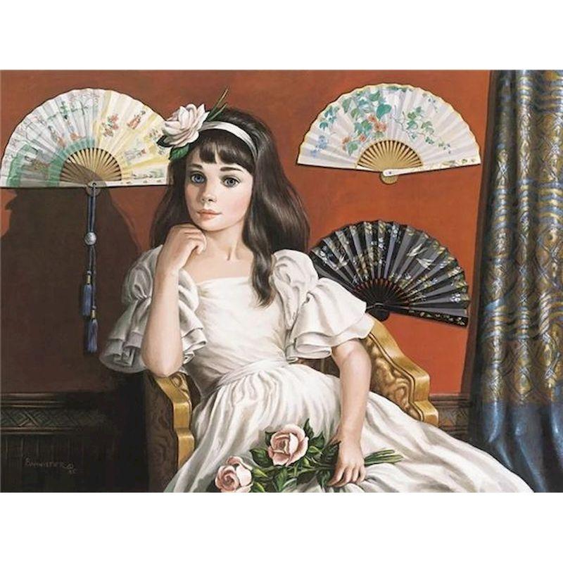

GATYZTORY Oil Painting By Numbers Classical Girl Pictures By Numbers For Adults Canvas Painting Unique Gift Wall Art Paint Kit H 30x20cm no frame