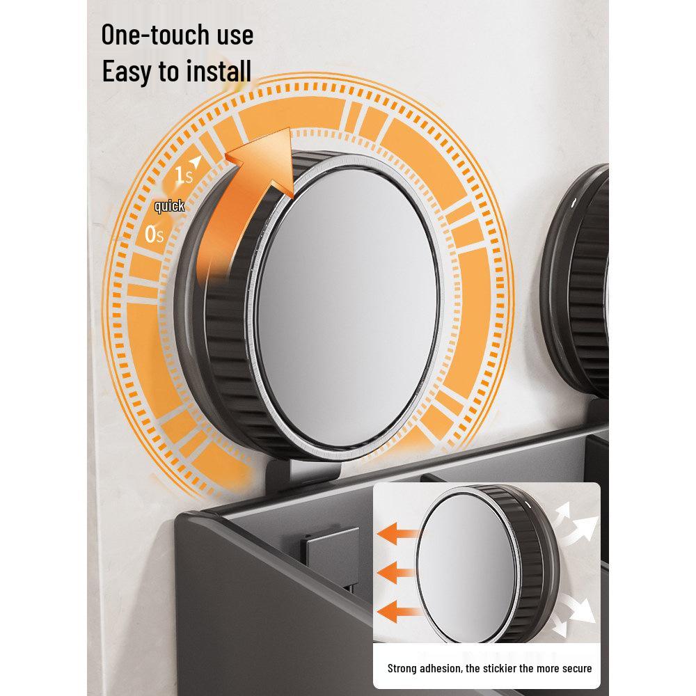 Wall-Mounted Stainless Steel Chopstick and Utensil Holder with Suction Cup