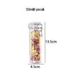 Transparent Glass Seasoning Jar with Open-Hole Lid for Kitchen Condiments