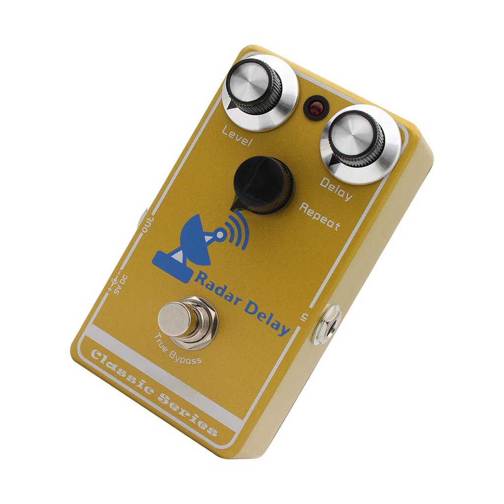 Asixxsix Classic Delay Effect Analog Direct Signal Path Guitar Pedal with Delay for Electric True Echo Decay Clear Impact Pedal, Digital-Analog