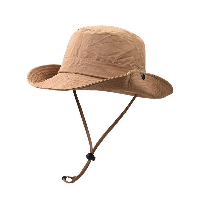 Bucket Hats Sun Hats Outdoor Ms bucket hat Alpine cap Breathable Absorbent Fishing hat hat Sun protection Hat