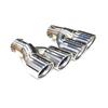 Compatible Exhaust Pipe for BMW 3 Series G20/G28 320/325/330, Four-Outlet Stainless Steel & Carbon Fiber Tailpipe.